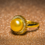 The Brionne stylish Yellow Ring