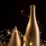 Wine bottle lantern